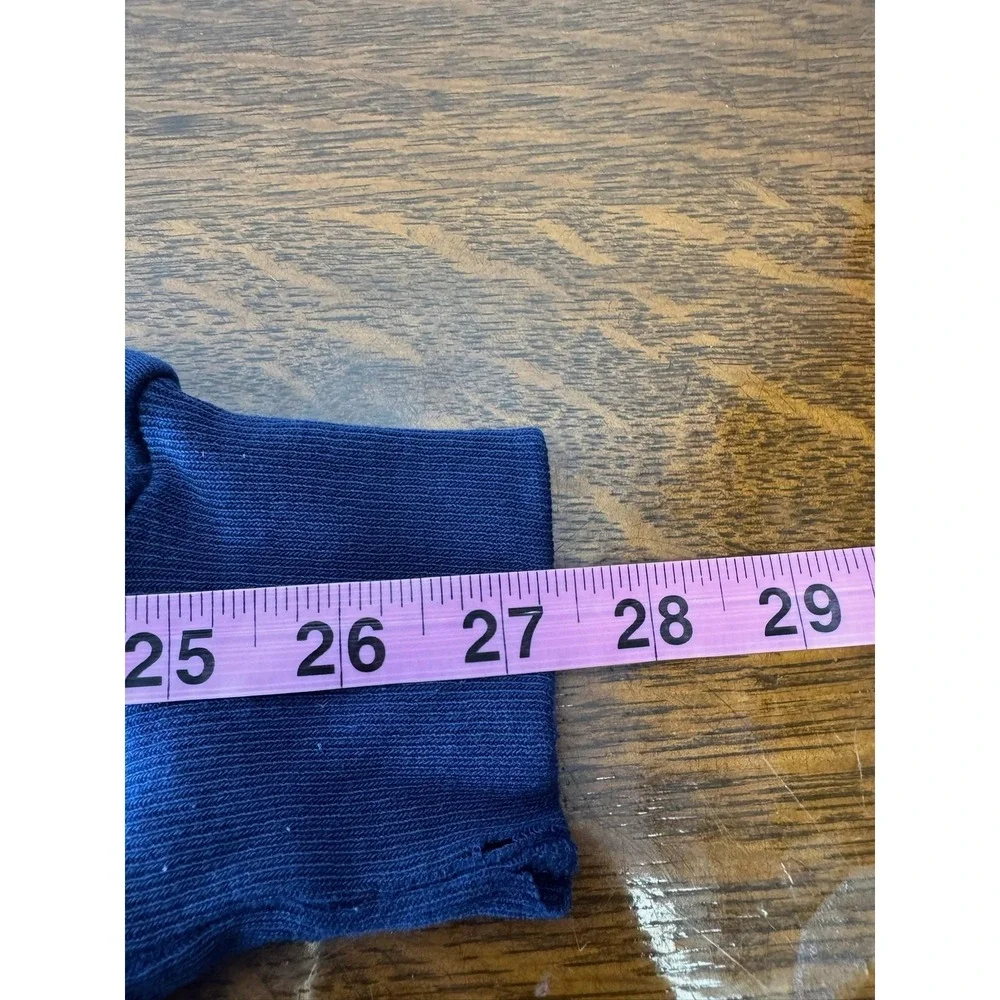 Vintage Russell Athletic Navy Sweatshirt Mens Medium Blue Graphic Military 90s‎ - Picture 7 of 8